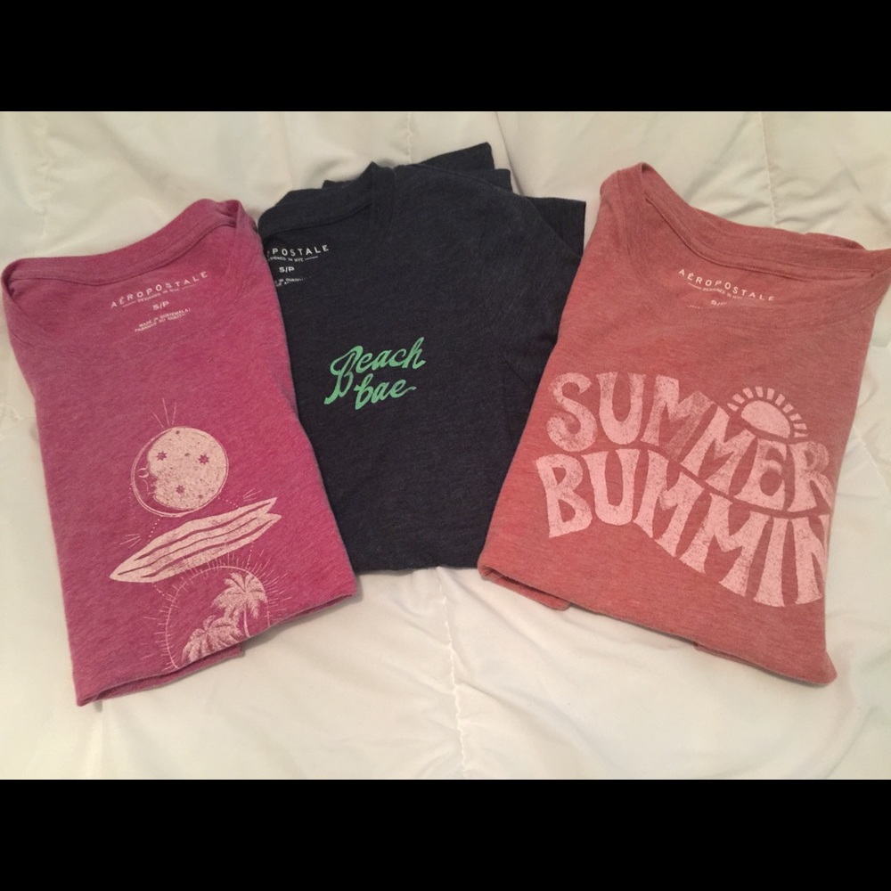 Aerpostle 3 t shirts